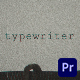Typewriter | Premiere Pro Template - VideoHive Item for Sale