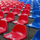 Red and blue stadium seats - PhotoDune Item for Sale