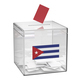 Transparent ballot box with the the national flag of Cuba - PhotoDune Item for Sale