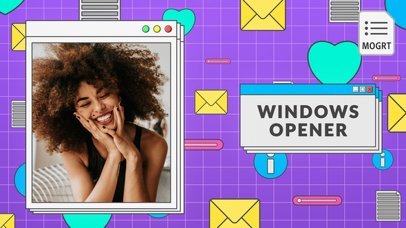 Creative Windows Opener - MOGRT