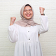 Attractive muslim teenager feeling so excited - PhotoDune Item for Sale