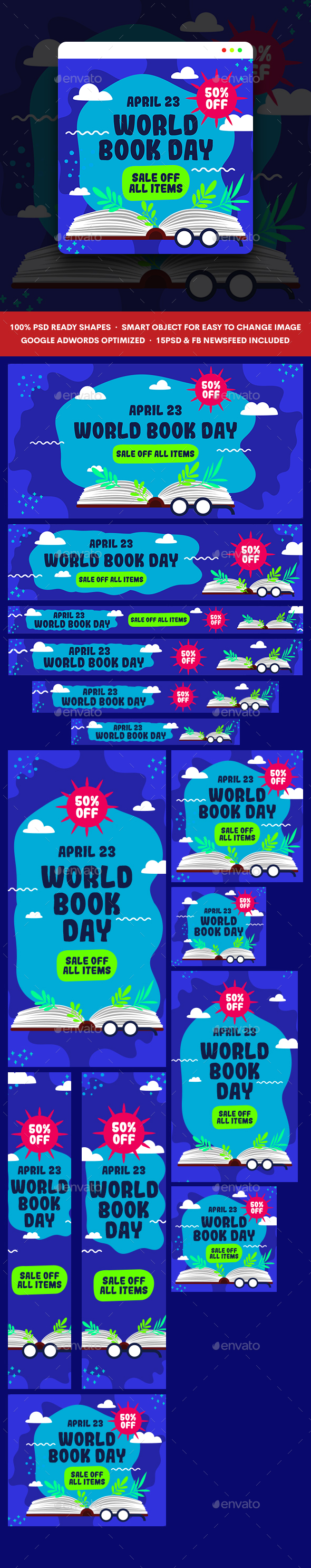World Book Day Banners Ad