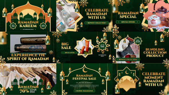 Ramadan Kareem Video Display After Effect Template Product Promo template preview