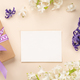 Beautiful gift box with hyacinths and blank card - PhotoDune Item for Sale