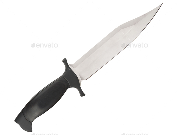 knife isolated on white - Stock Photo - Images