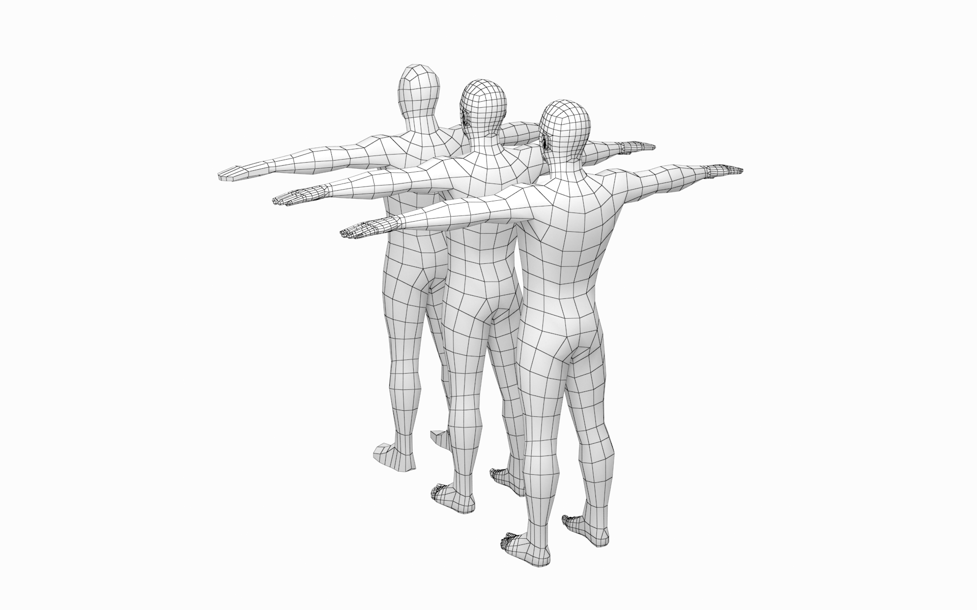 Natural Female in T-Pose Base Mesh by valeriik