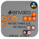 Vegetables Tetris | DaVinci Resovle - VideoHive Item for Sale