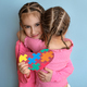 Kid presented puzzle card to friend with an autism spectrum disorder - PhotoDune Item for Sale