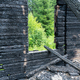 burnt wooden house in the countryside - PhotoDune Item for Sale