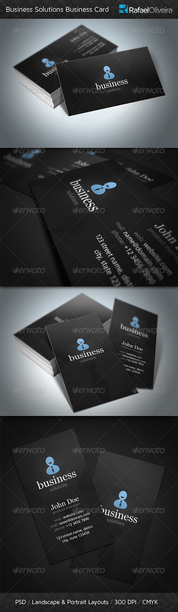 Business Solutions Business Cards - Corporate Business Cards