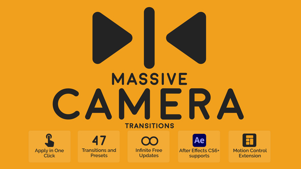 Massive Camera Transitions Elements template preview