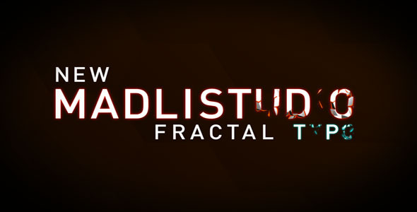 Animated Fractal Typeface - VideoHive 3681150