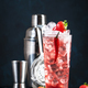 Oldboy alcoholic cocktail drink with vodka, grapefruit juice, strawberries, sugar - PhotoDune Item for Sale