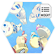 Emoji Social Media Logo Intro - MOGRT - VideoHive Item for Sale