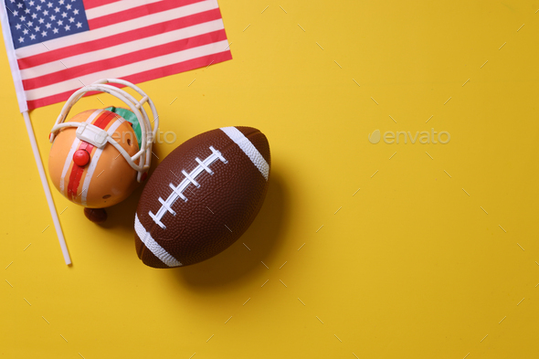 Super Bowl or American Football Playoff concept  - Stock Photo - Images
