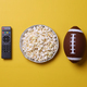 Watching a football game. Super Bowl or Playoff concept - PhotoDune Item for Sale