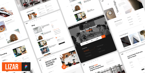 Lizar - Creative Portfolio Figma Template