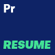 Resume - Portfolio | Premiere Pro version - VideoHive Item for Sale