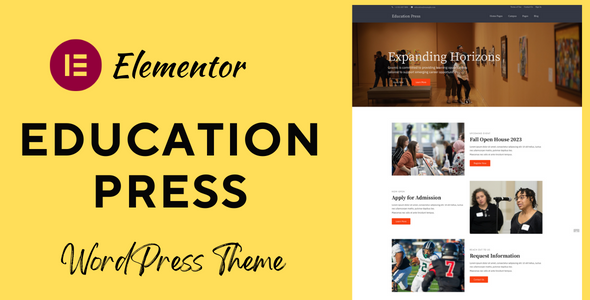 Education Press - Education, School, College WordPress Theme