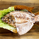 Salt crusted barbecue fish is popular street food in Thailand. - PhotoDune Item for Sale