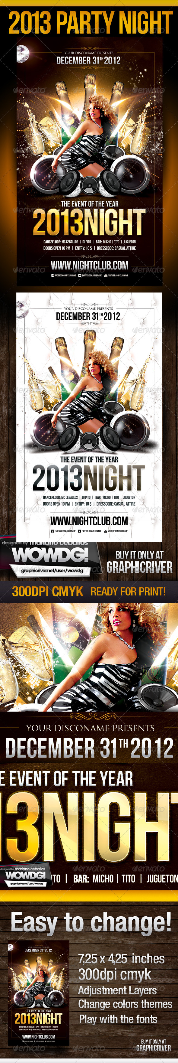 2013 VIP Party Night - Clubs & Parties Events