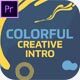 Colorful Creative Intro - VideoHive Item for Sale