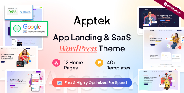 Apptek - App & SaaS Theme