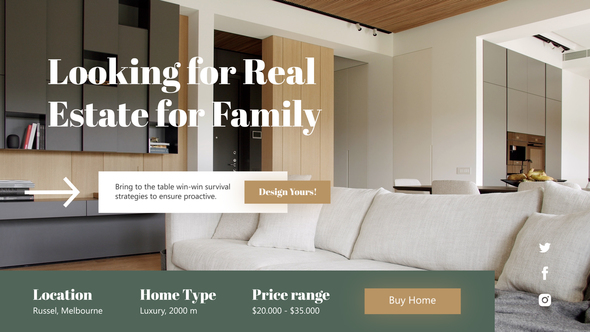 Real Estate Video Display After Effect Template Product Promo template preview