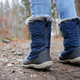 Rear view of traveler in hiking boots - PhotoDune Item for Sale