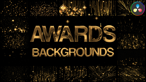 Awards Backgrounds for DaVinci Resolve