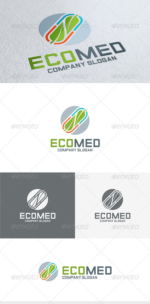Eco Med Logo - Nature Logo Templates