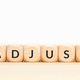 Adjust word on wooden blocks - PhotoDune Item for Sale