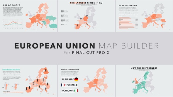 European Union Map Builder for Final Cut Pro X