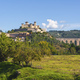 Spoleto, Ponte delle Torri bridge and Rocca Albornoziana fortress. Umbria, Italy. - PhotoDune Item for Sale