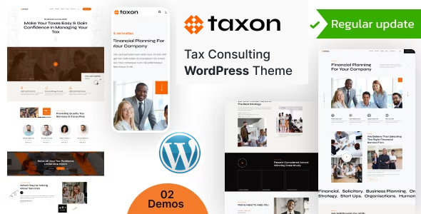 Taxon – Tax Advisor Consulting WordPress Theme