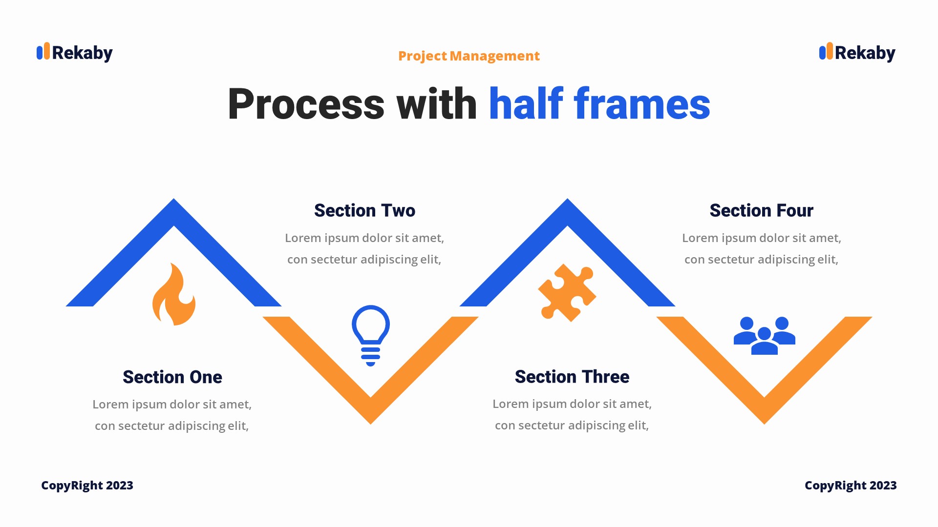 Rekaby - Project Management Google Slides Template, Presentation Templates