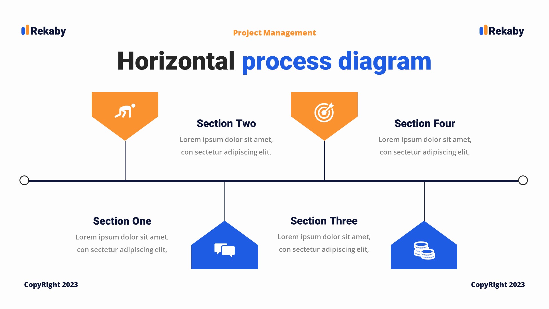 Rekaby - Project Management Google Slides Template, Presentation Templates