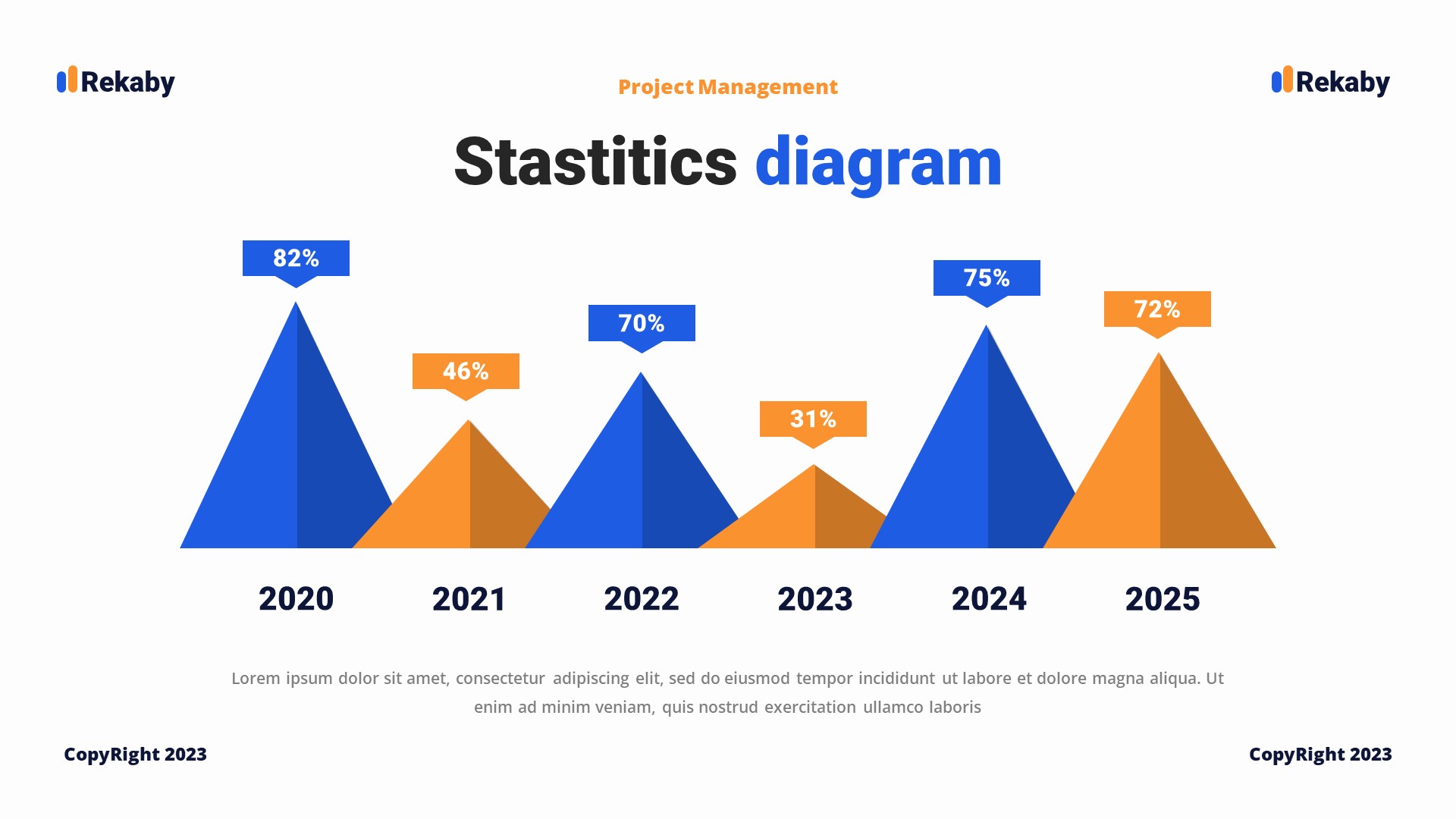 Rekaby - Project Management Google Slides Template, Presentation Templates