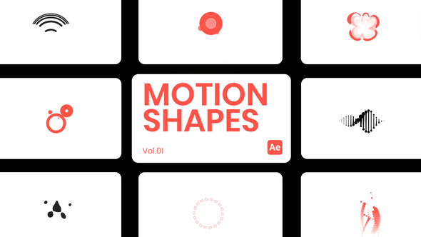 Motion Shapes for After Effects Elements template preview