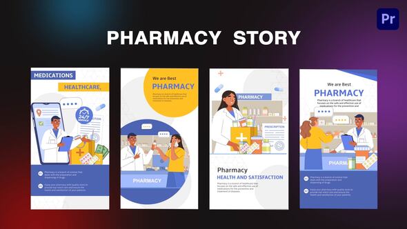 Pharmacy Instagram Story Premiere Pro Template