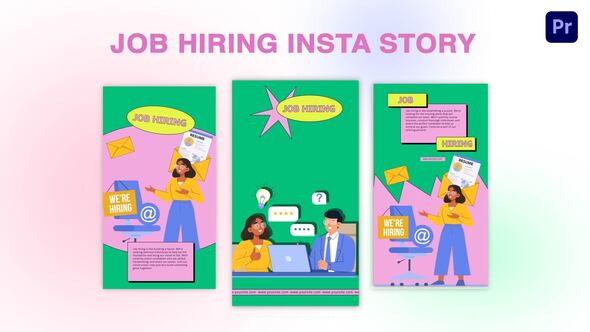 Job Hiring Instagram Story Premiere Pro Template