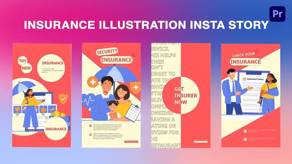 Health Insurance Instagram Story Premiere Pro Template