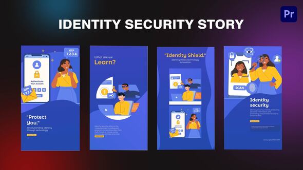Identity Security Instagram Story Premiere Pro Template