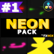 Neon Shape Elements | DaVinci Resolve - VideoHive Item for Sale