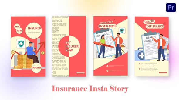 Insurance Instagram Story Premiere Pro Template