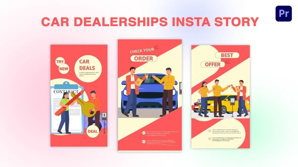 Car Dealerships Instagram Story Premiere Pro Template