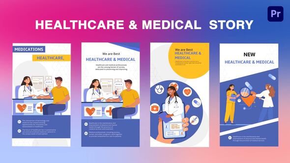 Healthcare And Medical Instagram Story Premiere Pro Template
