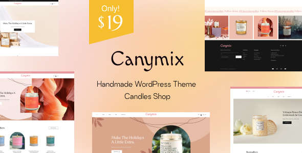 Canymix – Candle Handmade Shop WordPress WooCommerce Theme