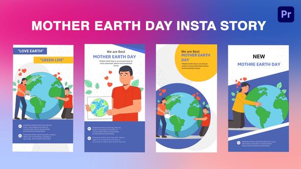 Mother Earth Day Instagram Story Premiere Pro Template