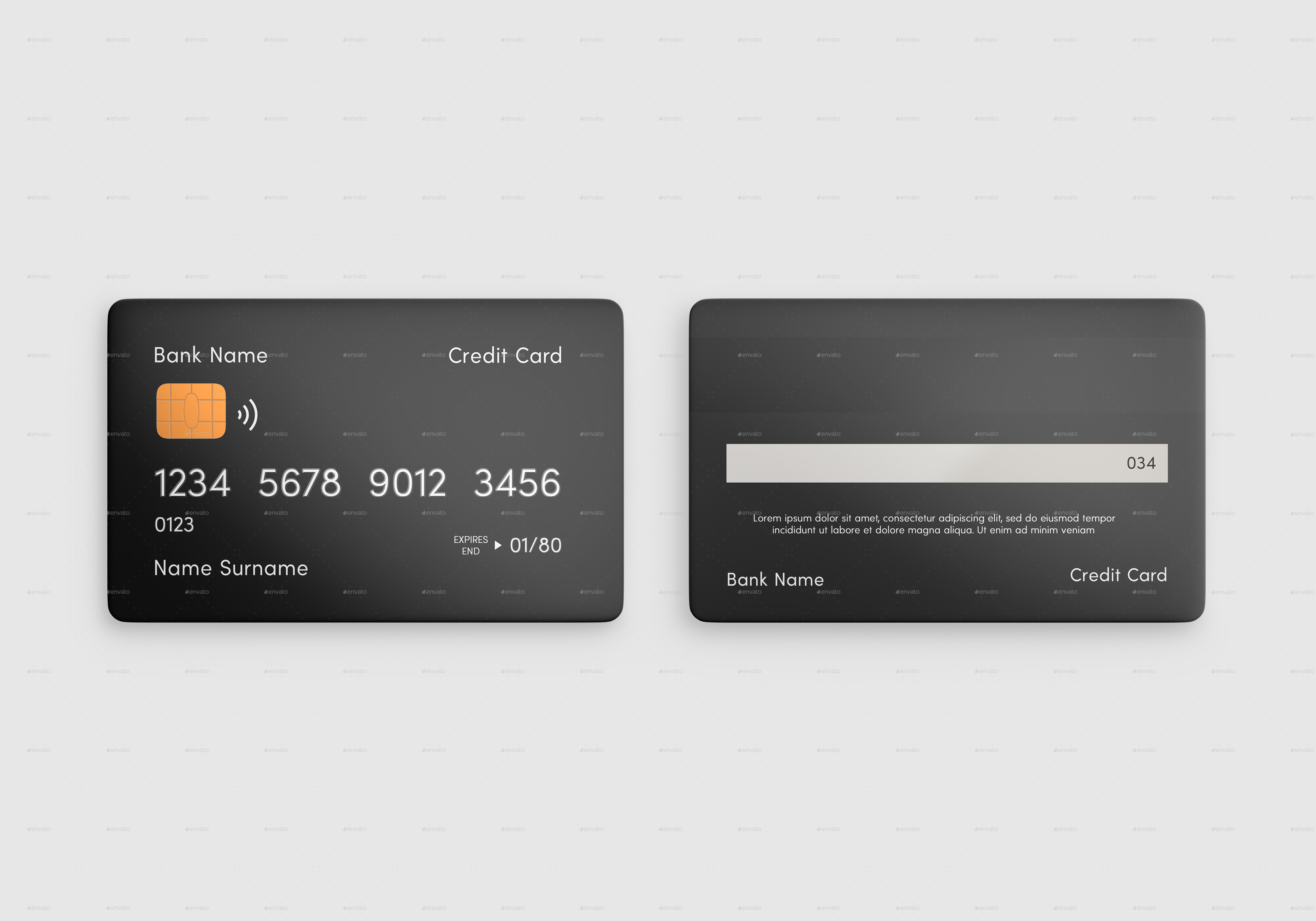 Credit Card Mockup Set, Graphics | GraphicRiver